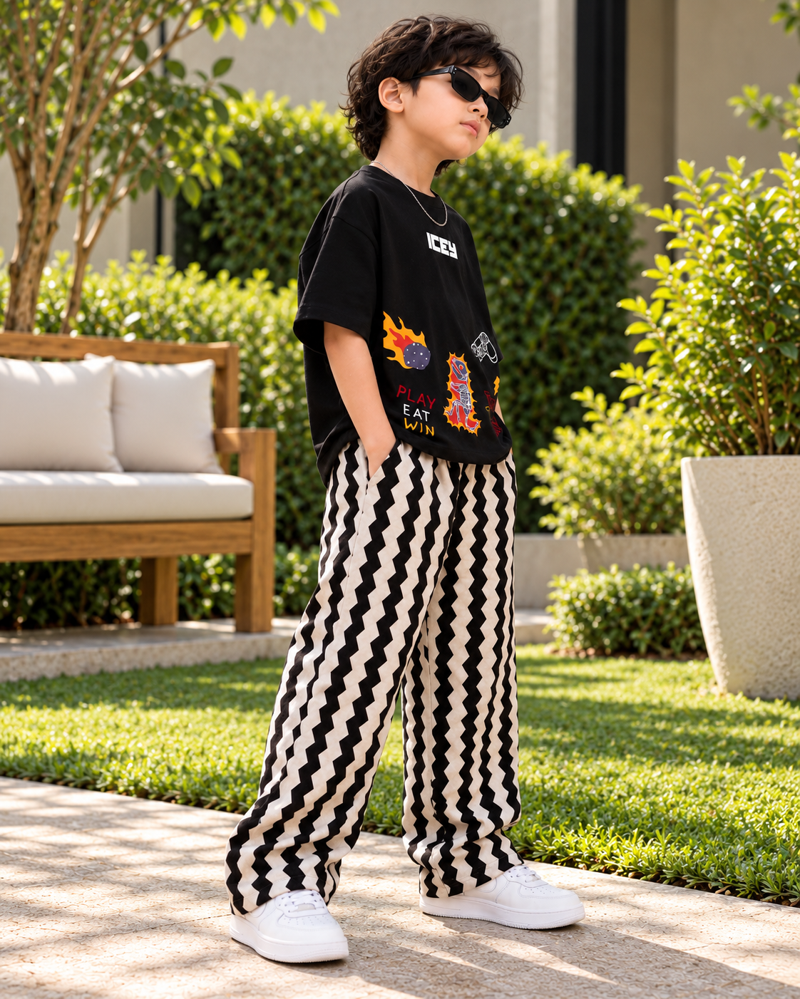 Midnight Stripe Pants