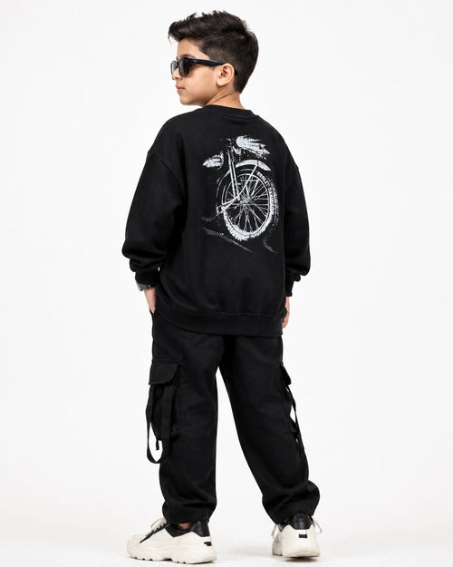 Denim Drift Hoodie